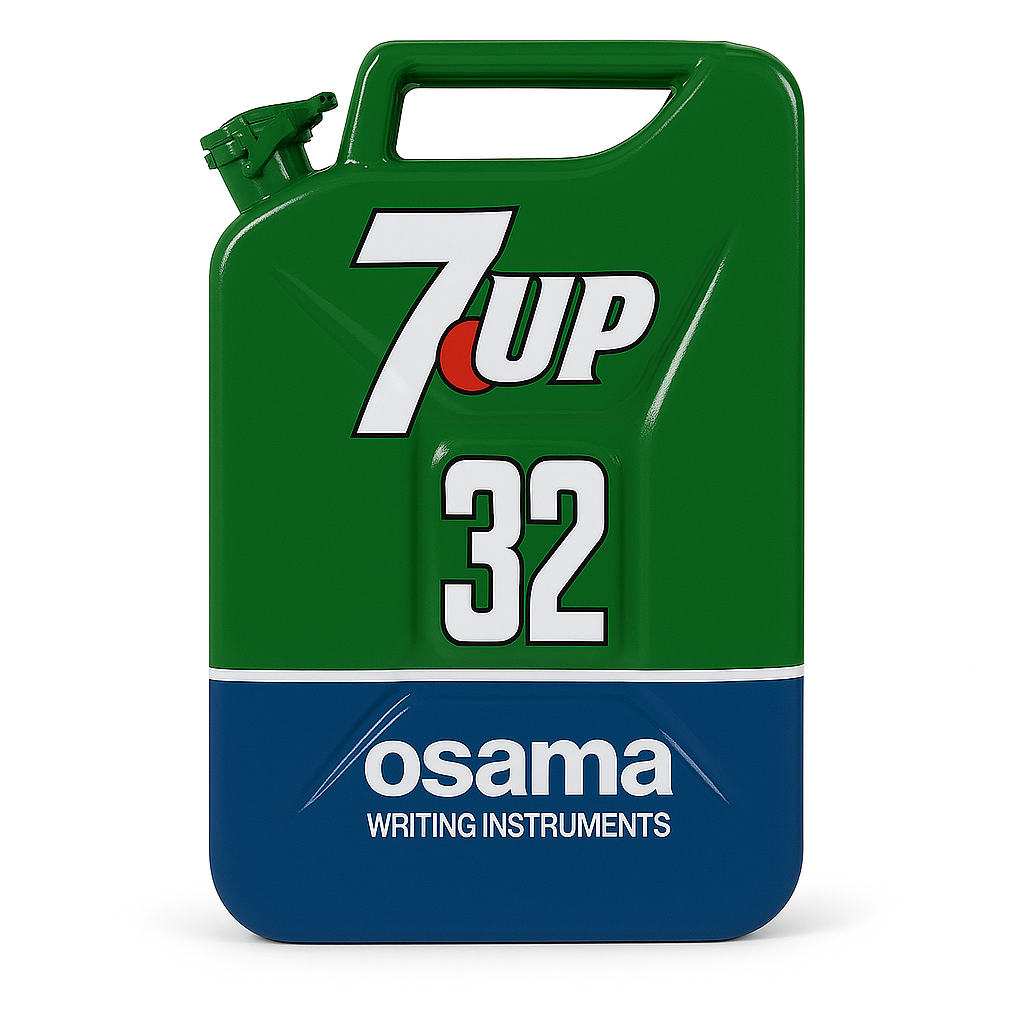 Motorsport-Inspired Collectible Jerrycan – 20L Decor Piece (Senna / Schumacher / Jordan / Camel Editions)