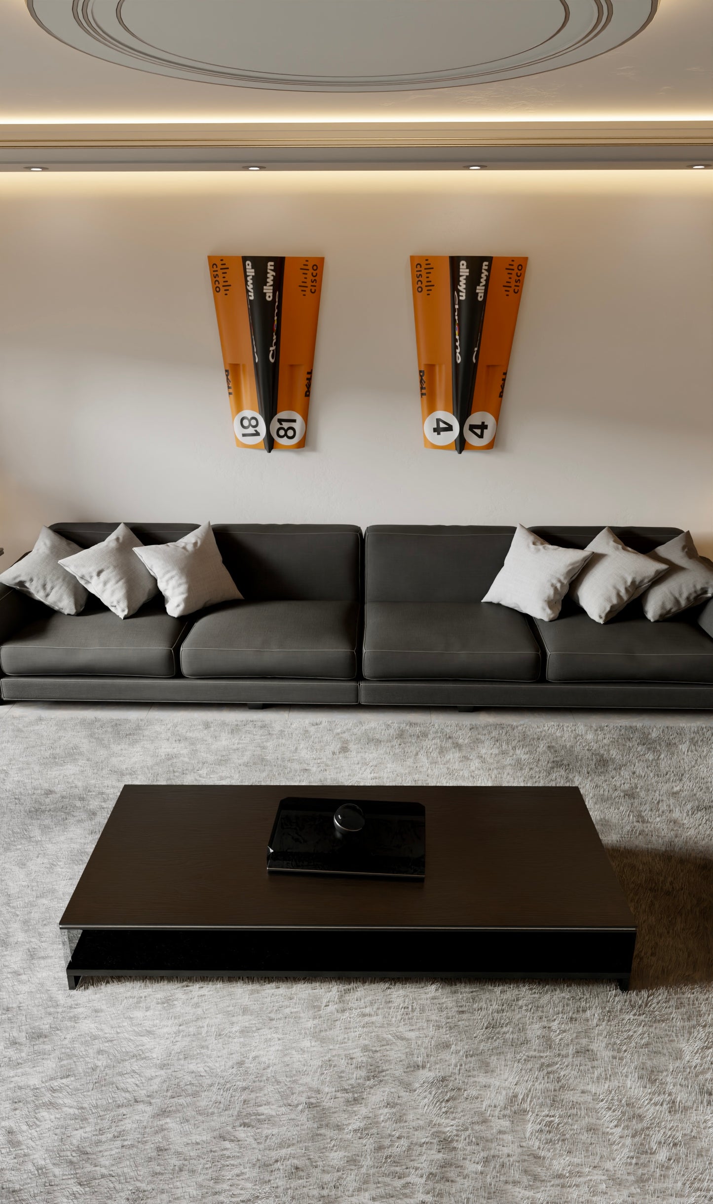 McLaren Monaco Edition Engine Cover Wall Art