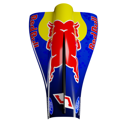 Red Bull livery engine cover wall art – Formula 1 racing garage decor