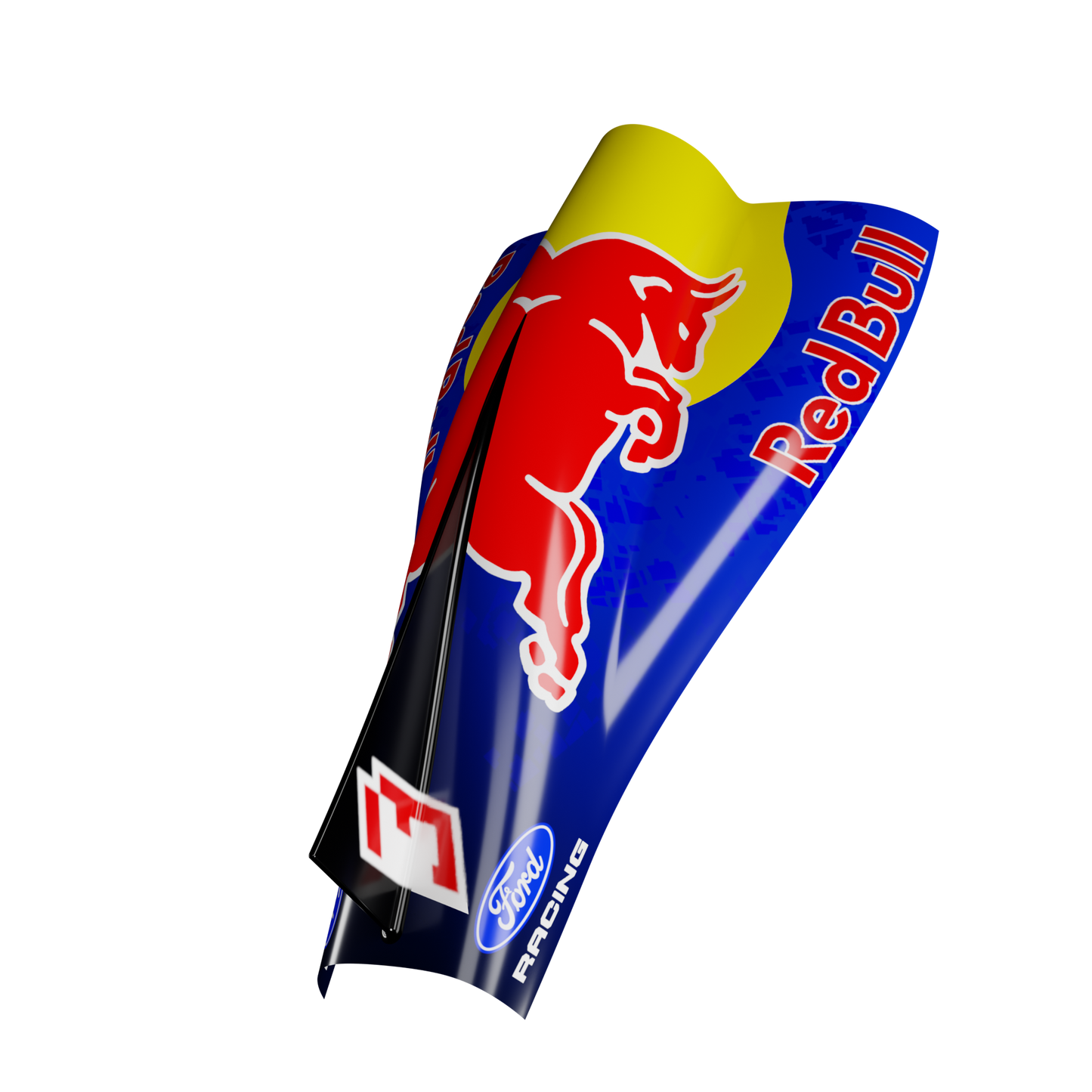 Red Bull-inspired F1 engine cover wall art – blue and yellow livery motorsport home decor