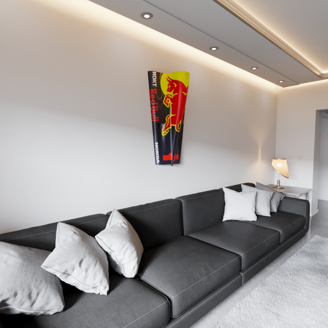 Red Bull Engine Cover Wall Art