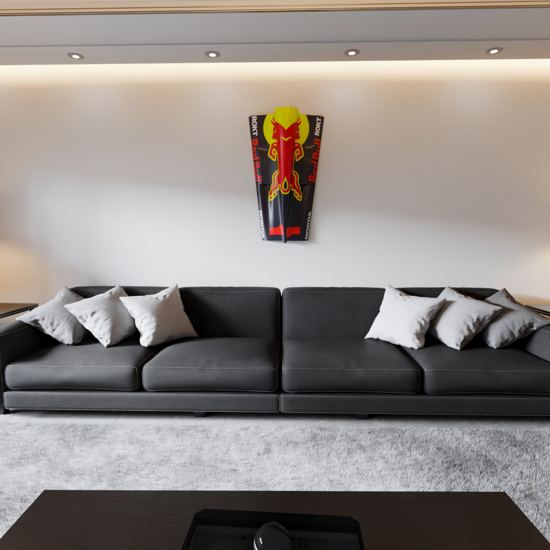 Red Bull Engine Cover Wall Art